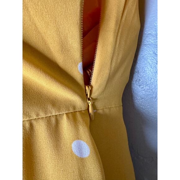 Abercrombie & Fitch Women’s Yellow Mini Dress with Polka Dots – XXS - Picture 6 of 8